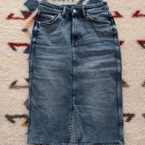 H&M jean skirt